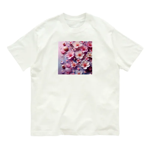 桜🌸 オーガニックコットンTシャツ