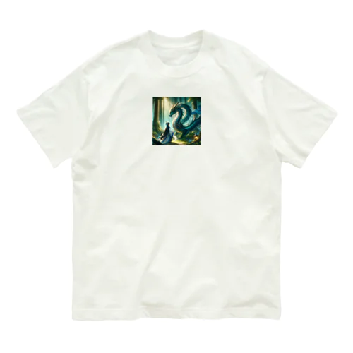 【干支シリーズ】竜神と可憐な少女が共演！ Organic Cotton T-Shirt