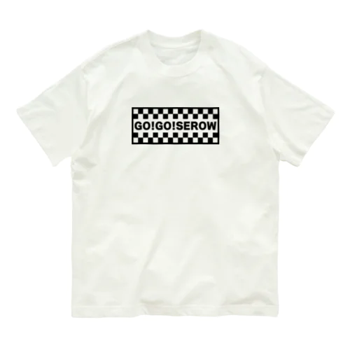 GO!GO!SEROW ゴーゴーセロー ヤマハ ブラック Organic Cotton T-Shirt