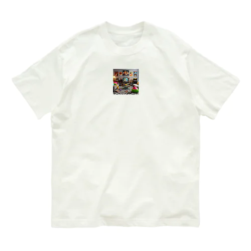 懐かしさを感じさせる80年代のスタイル Organic Cotton T-Shirt