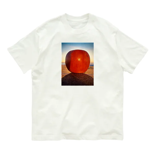 朝焼けのりんご　 オーガニックコットンTシャツ