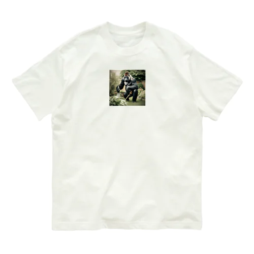 庭師のゴリラ Organic Cotton T-Shirt