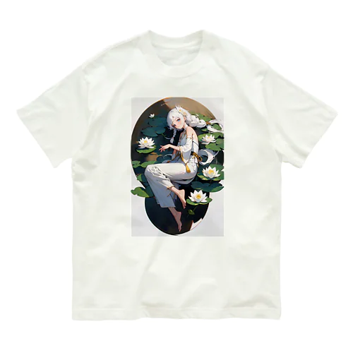 蓮花の少女 Organic Cotton T-Shirt