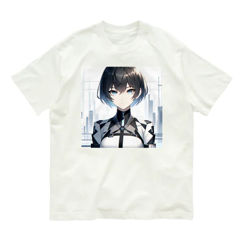 未来的なAI美女 Organic Cotton T-Shirt