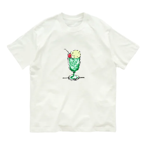 ラフなクリームメロンソーダ Organic Cotton T-Shirt