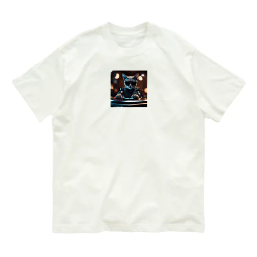 ミュージックプロデューサーロボキャット Organic Cotton T-Shirt