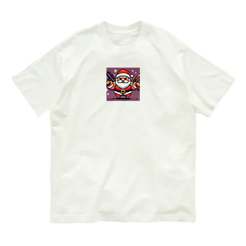 ドット絵サンタさん Organic Cotton T-Shirt