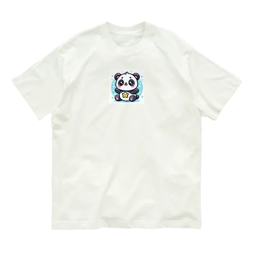 きらきら星パンダ Organic Cotton T-Shirt