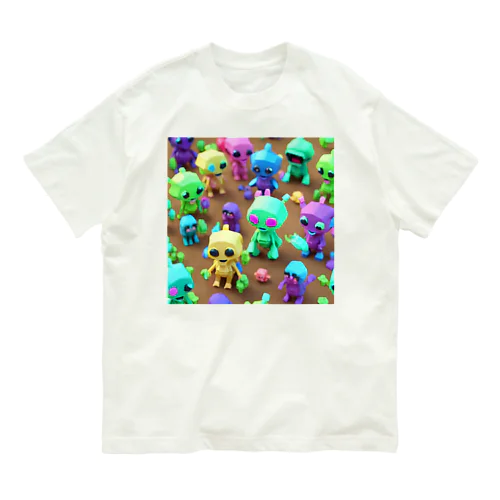 集まれKAWAii宇宙人 Organic Cotton T-Shirt