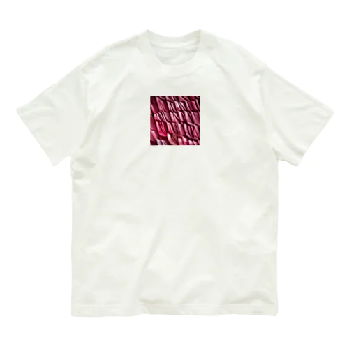 口紅 オーガニックコットンTシャツ