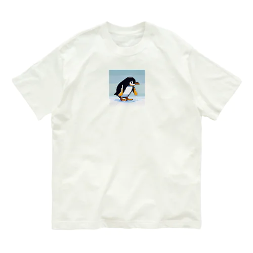 歩いているペンギン Organic Cotton T-Shirt