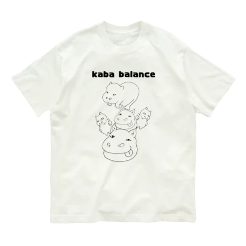 kaba balance Tシャツ オーガニックコットンTシャツ