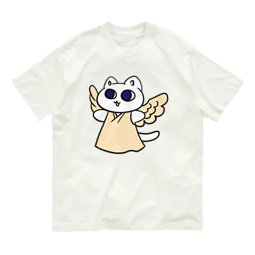 サモトラケのニャケ Organic Cotton T-Shirt