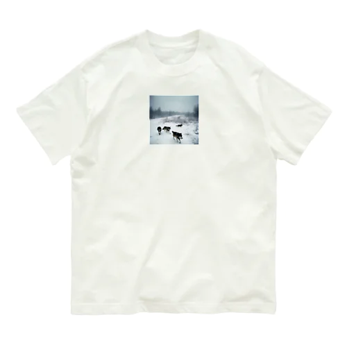 狼の疾風戦場 Organic Cotton T-Shirt