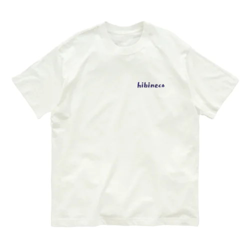 hibineco(カスレ字) オーガニックコットンTシャツ