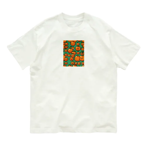 Orange×Green オーガニックコットンTシャツ