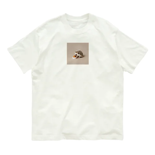 ちっちゃいﾊﾘﾈｽﾞﾐ🦔 オーガニックコットンTシャツ