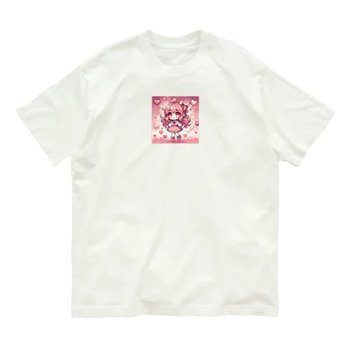 ゆめかわドットちゃん オーガニックコットンTシャツ