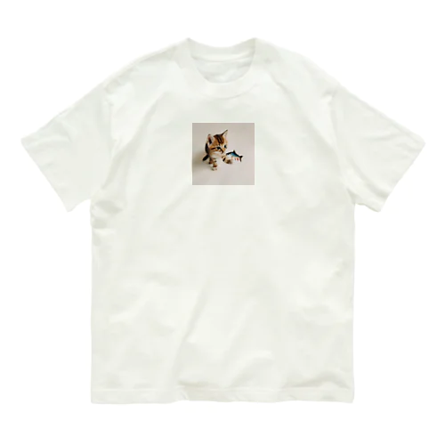 子猫のくーちゃん🐈 オーガニックコットンTシャツ