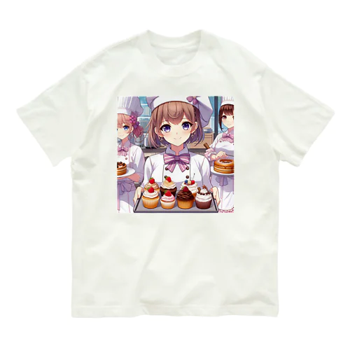 【#いろなの】見習いパティシエ オーガニックコットンTシャツ