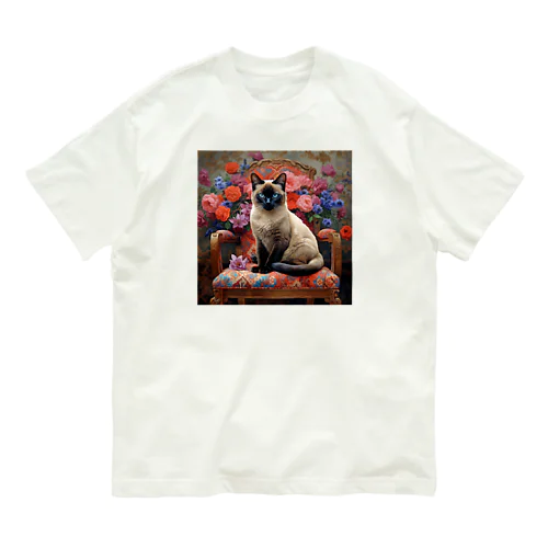 シャム猫 Organic Cotton T-Shirt