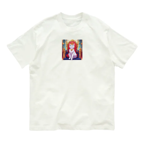 ネコリーナ・クイーンミュウ オーガニックコットンTシャツ