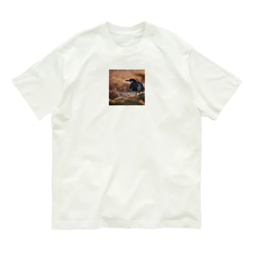 高速なシマエナガ Organic Cotton T-Shirt