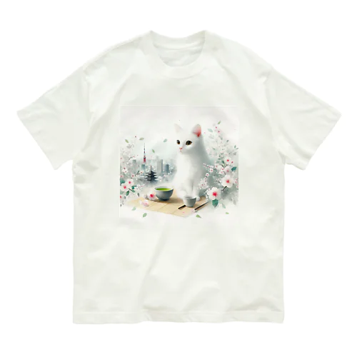 東京と猫 Organic Cotton T-Shirt