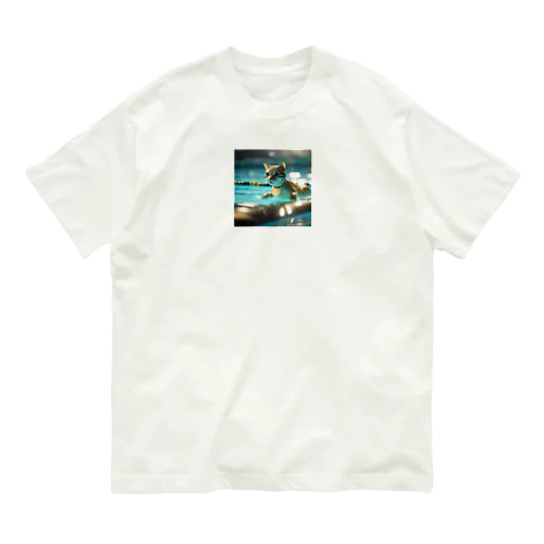 水中のメカット・トライアンフ Organic Cotton T-Shirt