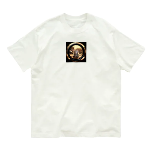 戦場のcat Organic Cotton T-Shirt