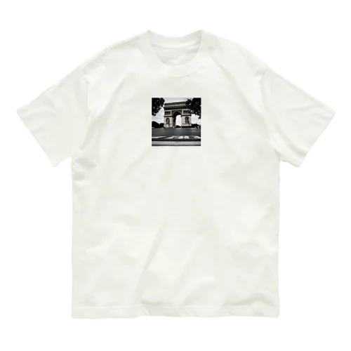 凱旋門モノクロ⛩ Organic Cotton T-Shirt