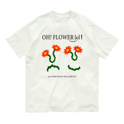 oh flower! オーガニックコットンTシャツ