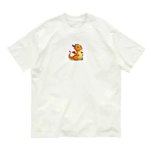 可愛らしい赤ちゃん竜が登場！ オーガニックコットンTシャツ