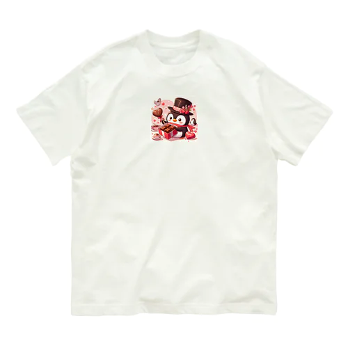 チョコプレゼンツペンギン Organic Cotton T-Shirt