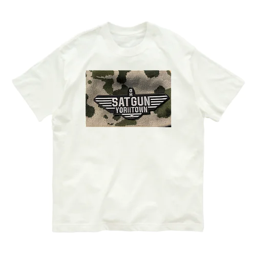 カモ柄とバンダナ柄の大里軍公認Tシャツ Organic Cotton T-Shirt