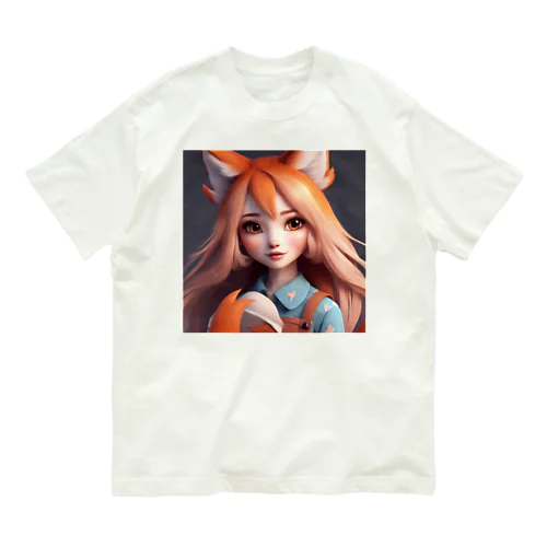 北きつね子さん Organic Cotton T-Shirt