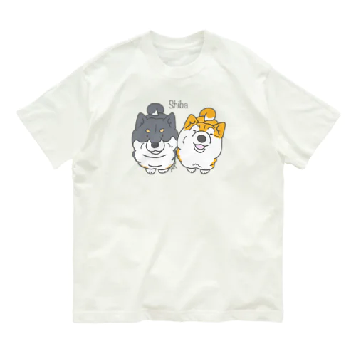 むっちり柴犬くん Organic Cotton T-Shirt