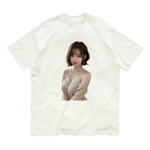 AI美女はるか オーガニックコットンTシャツ