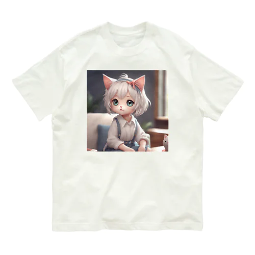 かわいねこ子さん Organic Cotton T-Shirt