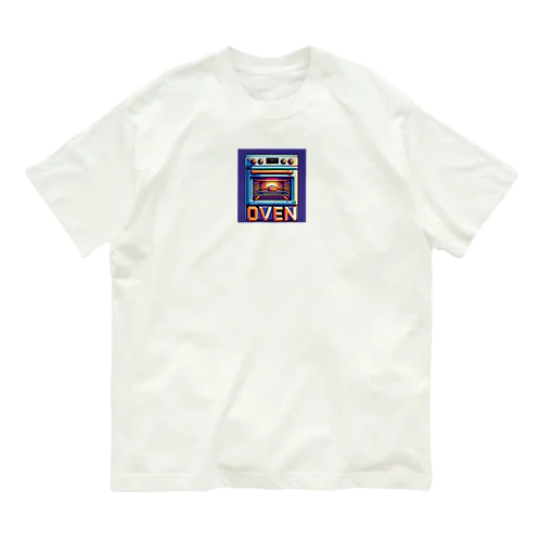 ドット絵「オーブン」 オーガニックコットンTシャツ