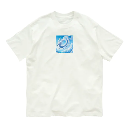 美しい白龍 유기농 코튼 티셔츠