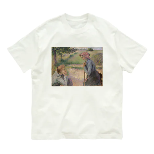 2人の若い農夫 / Two Young Peasant Women オーガニックコットンTシャツ