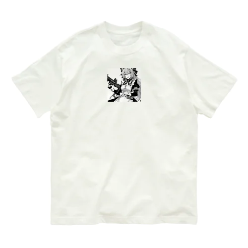 闘う猫メイド🐾1 オーガニックコットンTシャツ