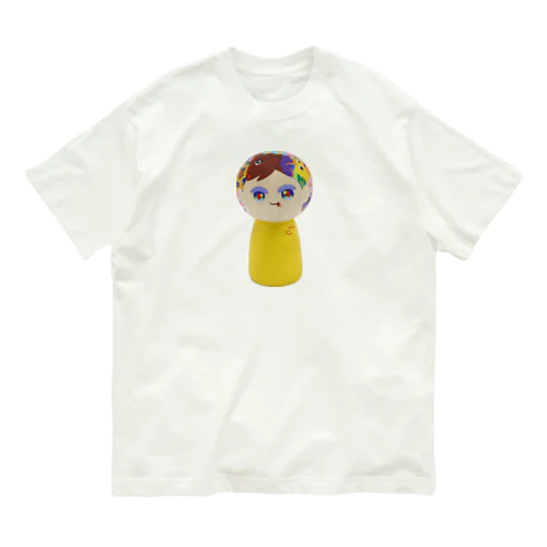 こけしガールズ　きらりちゃん オーガニックコットンTシャツ