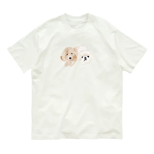 可愛いわんちゃん オーガニックコットンTシャツ