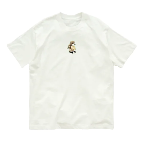 【猫ミーム】バイク猫 オーガニックコットンTシャツ