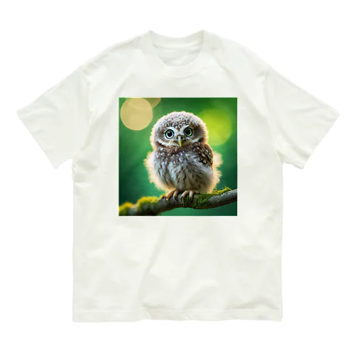森のふくろう Organic Cotton T-Shirt