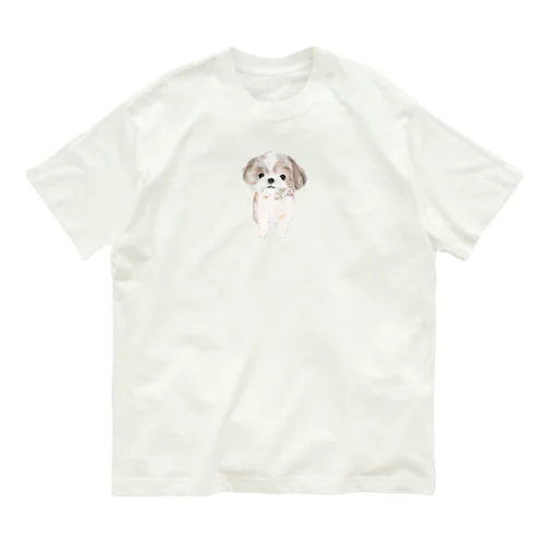 シーズーちゃんおすましポーズ Organic Cotton T-Shirt