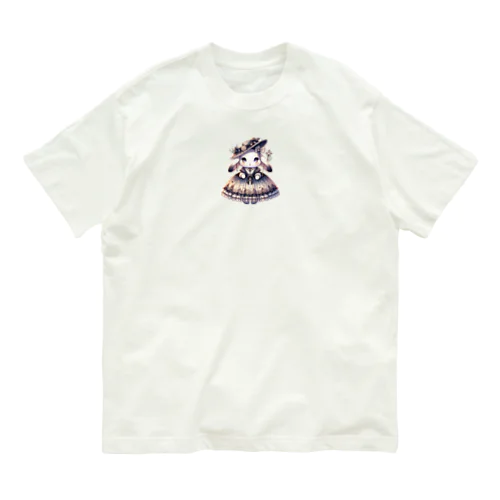 ゴスロリ　うさぴ オーガニックコットンTシャツ