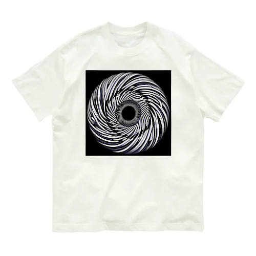 optical illusion 01 オーガニックコットンTシャツ